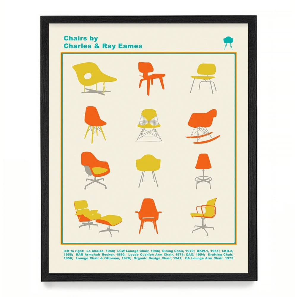 Amazon.com: WUNDERKAMMER STUDIO - Chairs by Charles and Ray Eames